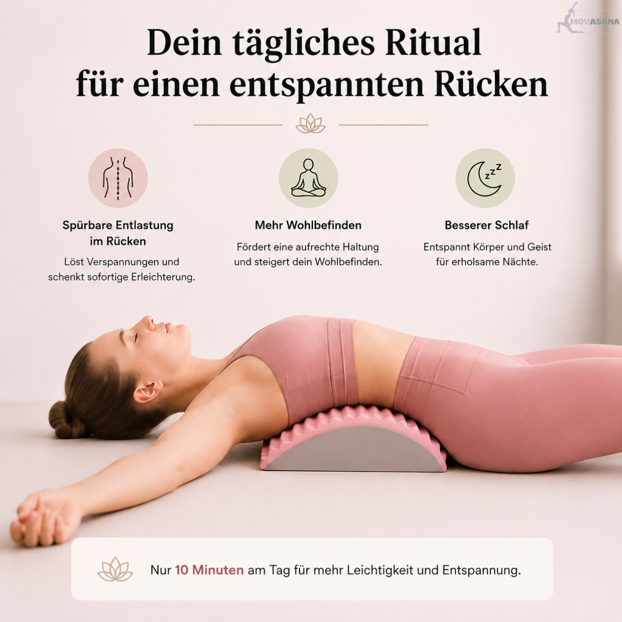 Rückendehnkissen für einen entspannten Rücken 