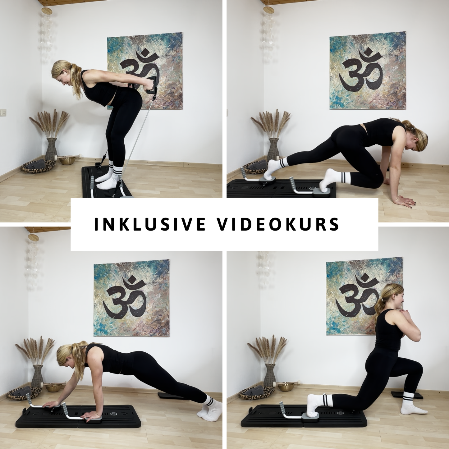 Movasana Reformer Pilates Board - Inklusive Videokurs