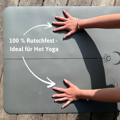 Movasana Anti-Rutsch Yoga-Matte – Inklusive Videokurs