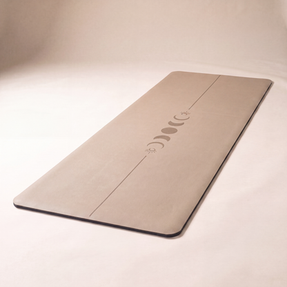 Rutschfeste Yogamatte beige