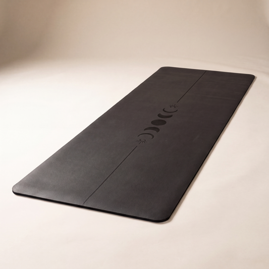 Rutschfeste Yogamatte Schwarz